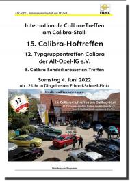 5. Calibra-Hoftreffen in Dingelbe am 04. Juni 2022