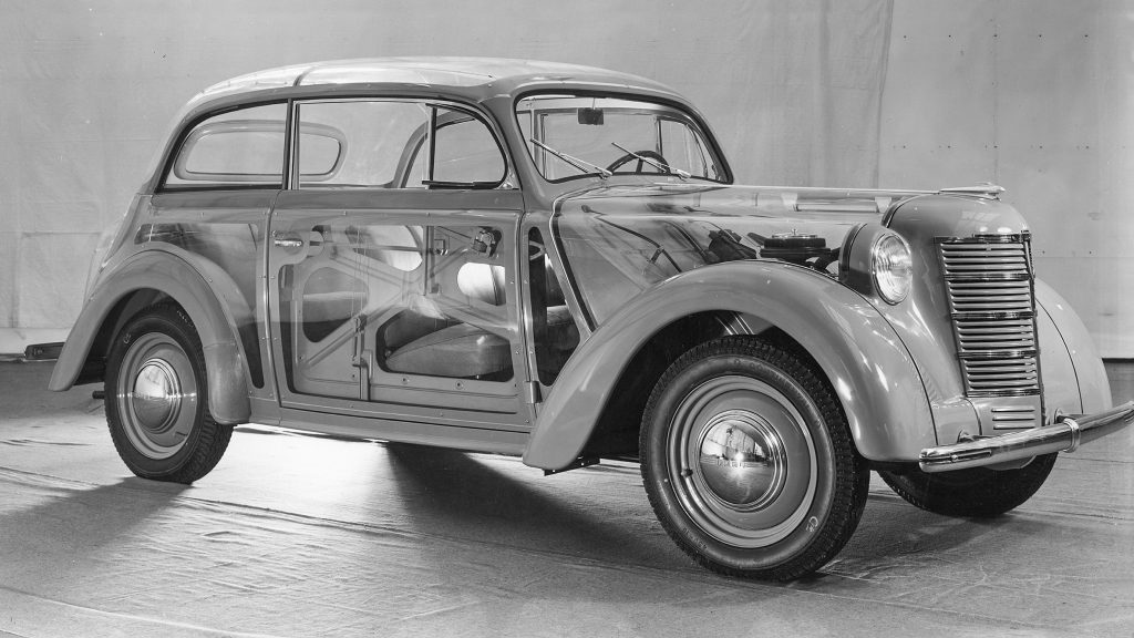 "gläserner" Opel-Kadett (2-türige Limousine) 1938