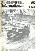 Alt-Opel Informationen Nr. 5