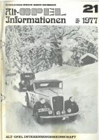 Alt-Opel Informationen Nr. 21